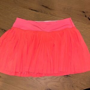 Lululemon Vibrant Pink Pleated Women's Skirt